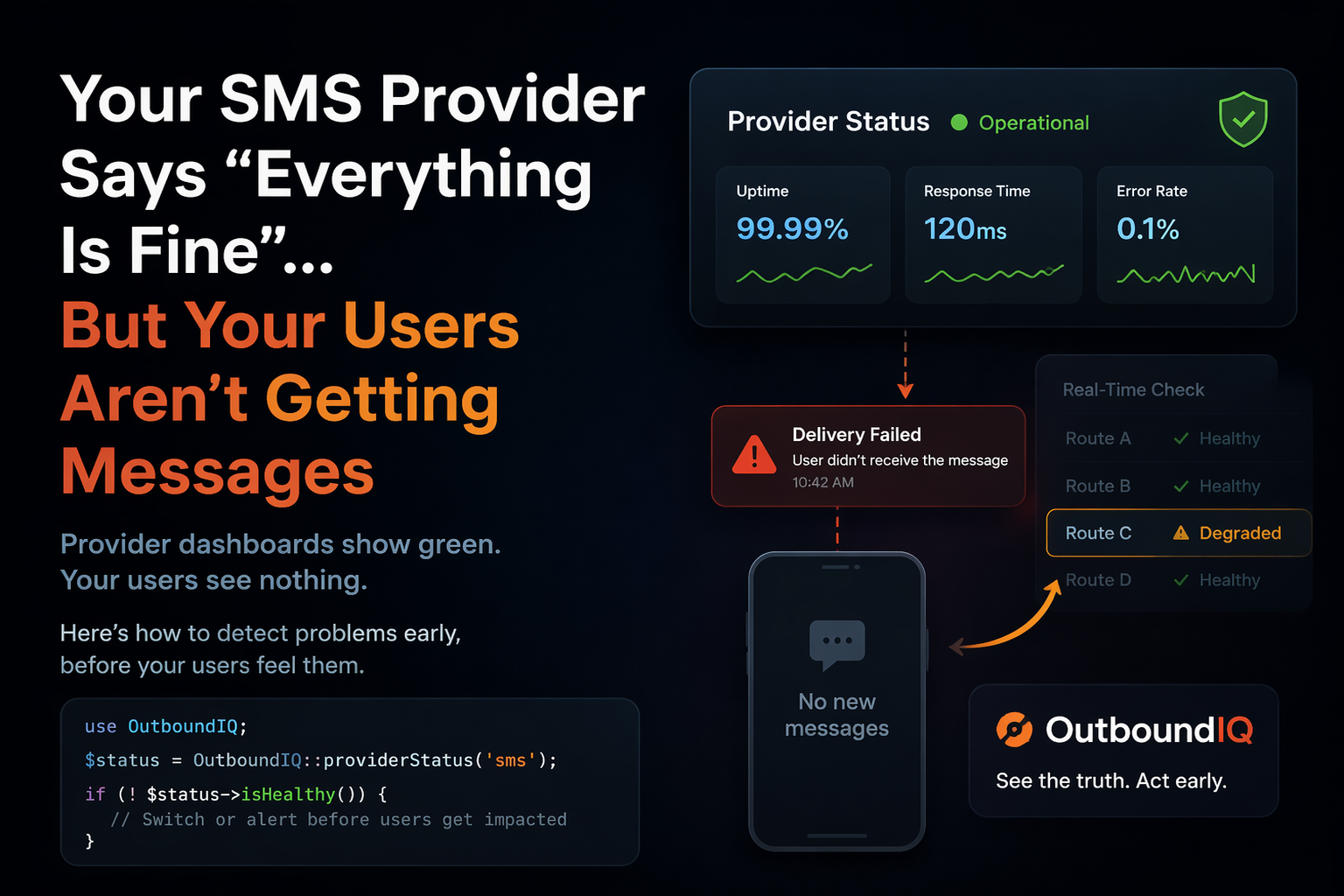 Your SMS Provider Says “Everything Is Fine”… But Your Users Aren’t Getting Messages